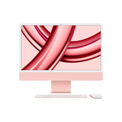 2023 – iMac 24″ con Retina 4.5K display: Apple M3 chip con 8-core CPU e 8-core GPU, RAM 8GB, 256GB SSD – Rosa