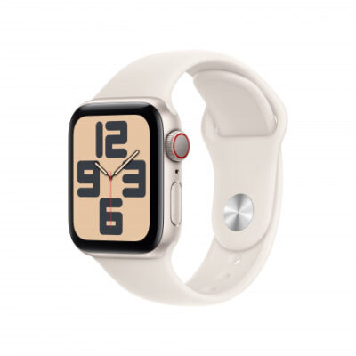 Apple Watch SE GPS + Cellular 40mm Galassia Cassa Alluminio con Galassia Sport Band – M/L