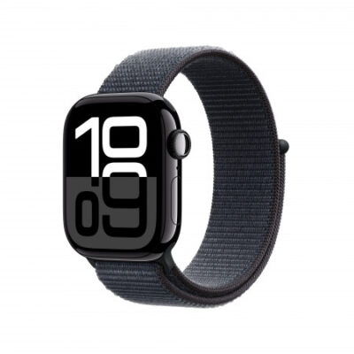 Apple Watch Series 10 GPS + Cellular 42mm Jet Nero Cassa Alluminio con Cinturino Loop Inchiostro