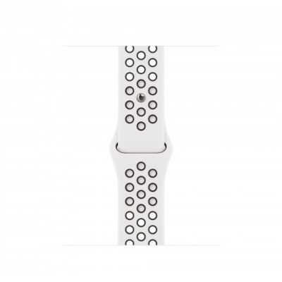 Cinturino Apple Watch 38/40/41mm – Bianco Vetta/Nero – Nike Sport Band