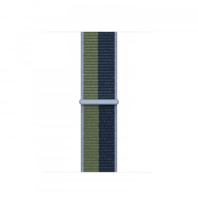 Cinturino Apple Watch 38/40/41mm – Blu Abisso/Verde Muschio – Sport Loop – Regular