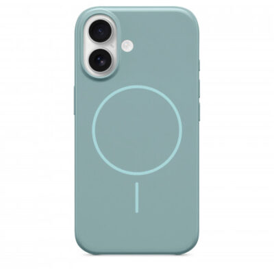 Custodia Beats con Magsafe in Silicone per iPhone 16 – Azzurro Nilo