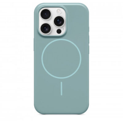 Custodia Beats con Magsafe in Silicone per iPhone 16 Pro – Azzurro Nilo