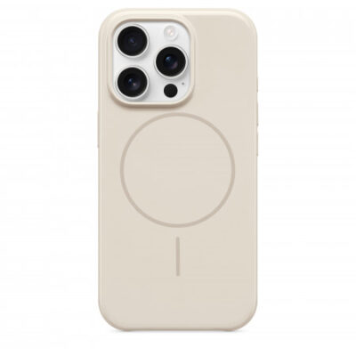Custodia Beats con Magsafe in Silicone per iPhone 16 Pro – Bianco Palladio