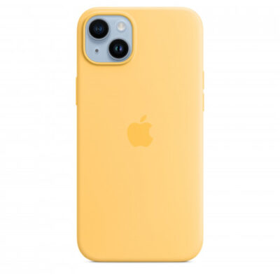Custodia con Magsafe in Silicone per iPhone 14 Plus – Aurora