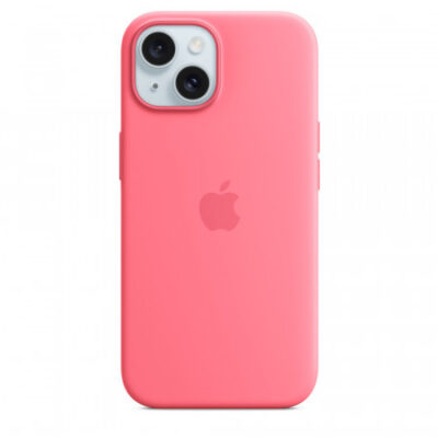 Custodia con Magsafe in Silicone per iPhone 15 – Rosa