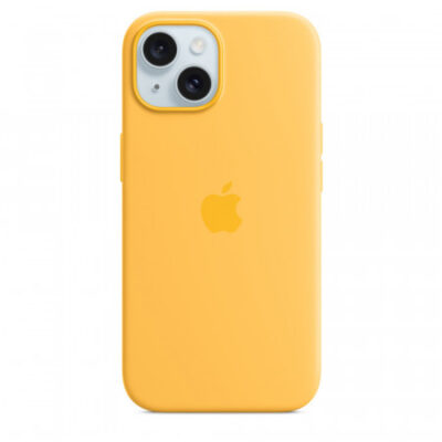 Custodia con Magsafe in Silicone per iPhone 15 – Sole