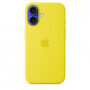 Custodia con Magsafe in Silicone per iPhone 16 - Giallo carambola