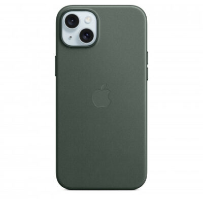 Custodia con Magsafe in Tessuto Fine Woven per iPhone 15 Plus – Sempreverde