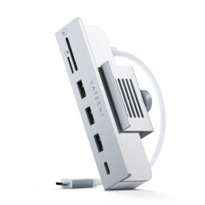 HUB USB-C CON MORSETTO PER IMAC 24 – SILVER