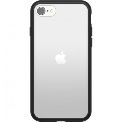 OtterBox React Apple iPhone SE (3rd/2nd gen)/8/7 Black Crystal – clear/black