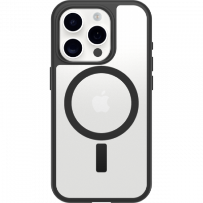 OtterBox React MagSafe Apple iPhone 16 Pro Black Crystal – clear/black