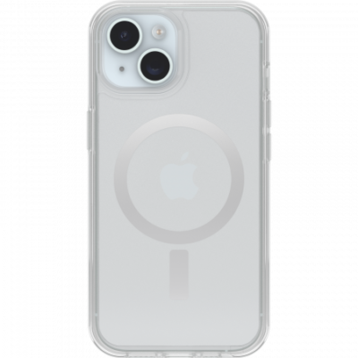 OtterBox Symmetry Clear MagSafe Apple iPhone 15/14/13 – clear