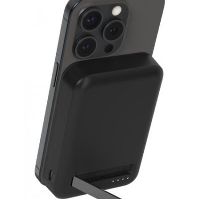 10K QI2 MAGSAFE COMPATIBLE POWERBANK WITH KICKSTAND BLACK
