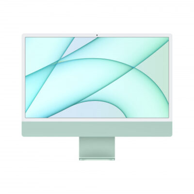 2021 – iMac 24″ Retina 4.5K: CPU Apple M1 chip 8-core / GPU 8-core / Ram 8GB / SSD 512GB / Ethernet / Magic Keyboard con Touch ID – Verde