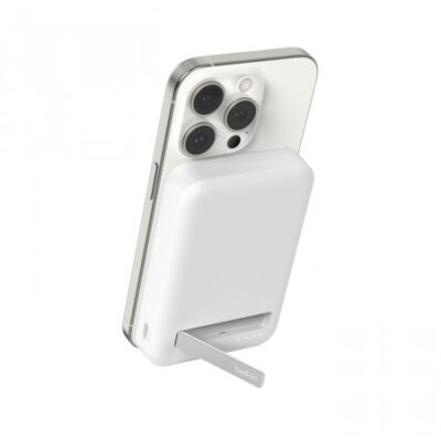 8K QI2 MAGSAFE  POWERBANK WITH KICKSTAND BIANCO