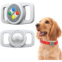 AirTag Pet W5 Collar Case Gray - Porta AirTag per collare cane