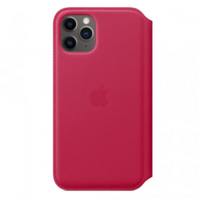 Apple iPhone 11 Pro Leather Folio – Raspberry