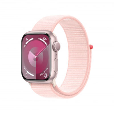 Apple Watch Series 9 GPS 41mm cassa in alluminio rosa – Rosa confetto sport loop