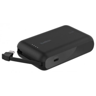 BOOSTCHARGE POWERBANK 10K WITH INTEGRATED CABLE
