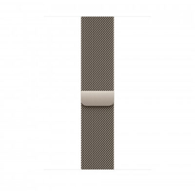 Cinturino Apple Watch 44/45/46/49mm – Maglia Milanese – Naturale – S/M