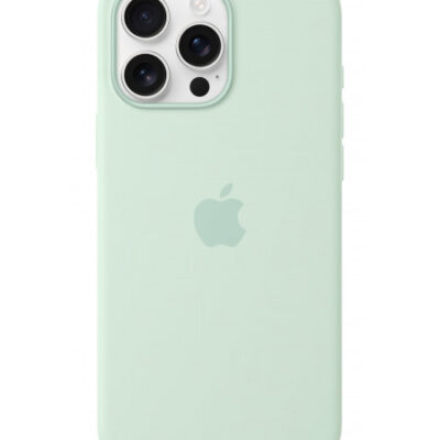 Custodia con Magsafe in Silicone per iPhone 16 Pro Max – Acquamarina