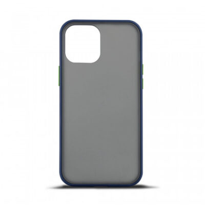 Glassy/Foggy custodia con retro semitrasp. per iPhone 13 – Blue – C&C