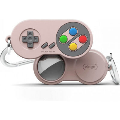 W5 RETRO Airtag Case – Sand Pink