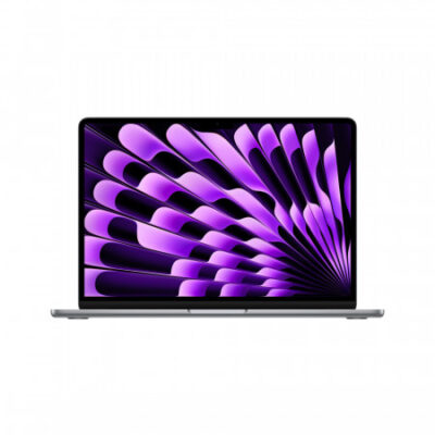 MacBook Air 13″ con chip M3 – Grigio siderale – Chip Apple M3 con CPU 8-core, GPU 10-core – RAM 16GB – HD SSD 256GB – Alimentatore USB-C da 30W – Italiano