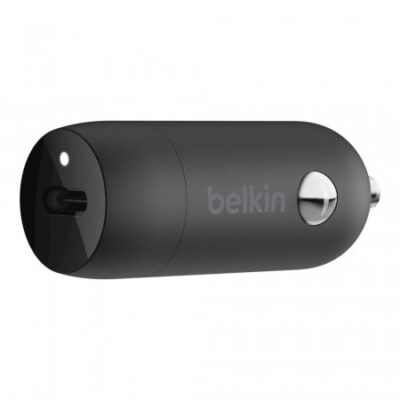 CARICABATTERIE DA AUTO USB-C DA 20W – NERO