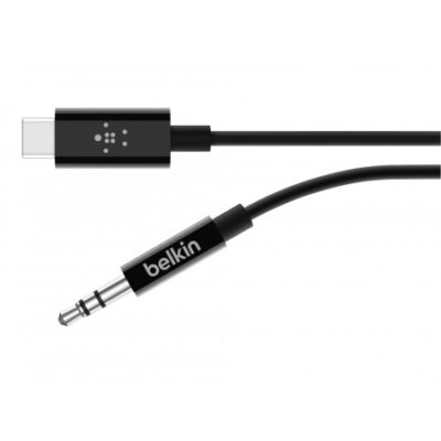 CAVO AUX DA USB-C A AUDIO JACK 3.5MM – 1,8 METRI – NERO