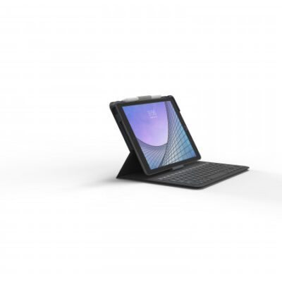 Zagg – MessengerFolio2 tastiera per iPad 10.2/10.5 – Charcoal – Tedesco