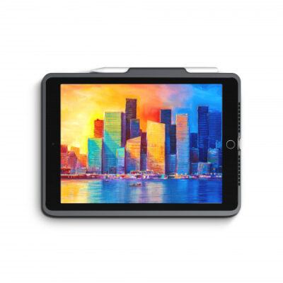 Zagg – Pro Keys tastiera e cust per iPad 10.2″ – Black/Grey – Tedesco