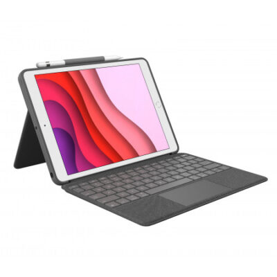 Logitech Combo Touch di Logitech con tastiera e trackpad per iPad (/7ª /8ª e 9ª generazione)