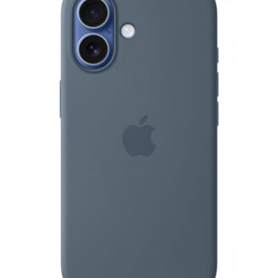 Custodia con Magsafe in Silicone per iPhone 17 – Anchor Blue
